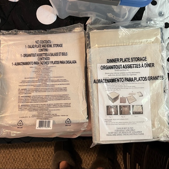 AVON LIVING Plates and Bowl storage containers - Picture 1 of 4